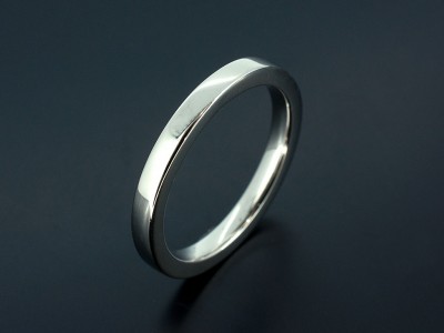 Platinum Easy Fit Ladies Wedding Ring