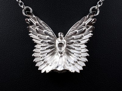 Sterling Silver Angel Design Pendant