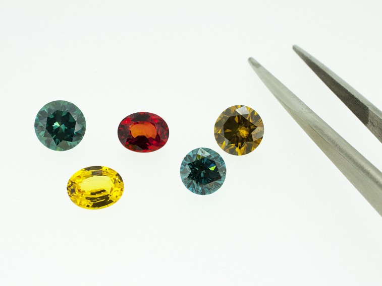 Multiple Coloured Stones