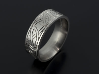 Celtic Palladium Wedding Ring