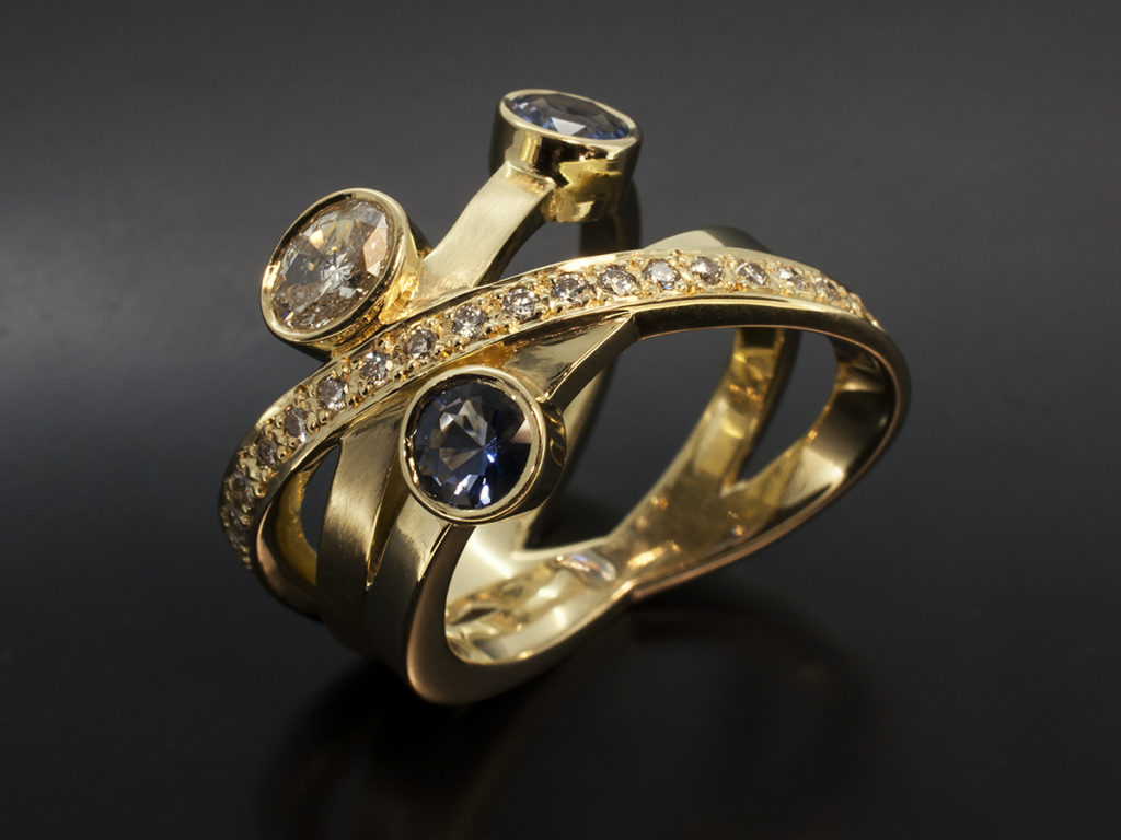 Eternity and dress rings handmade by Blair and Sheridan in Glasgow
