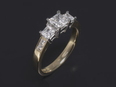 Sarvada Jewels Free Size Princess Cut Diamond Wedding Engagement Rings at  Rs 63226 in Surat