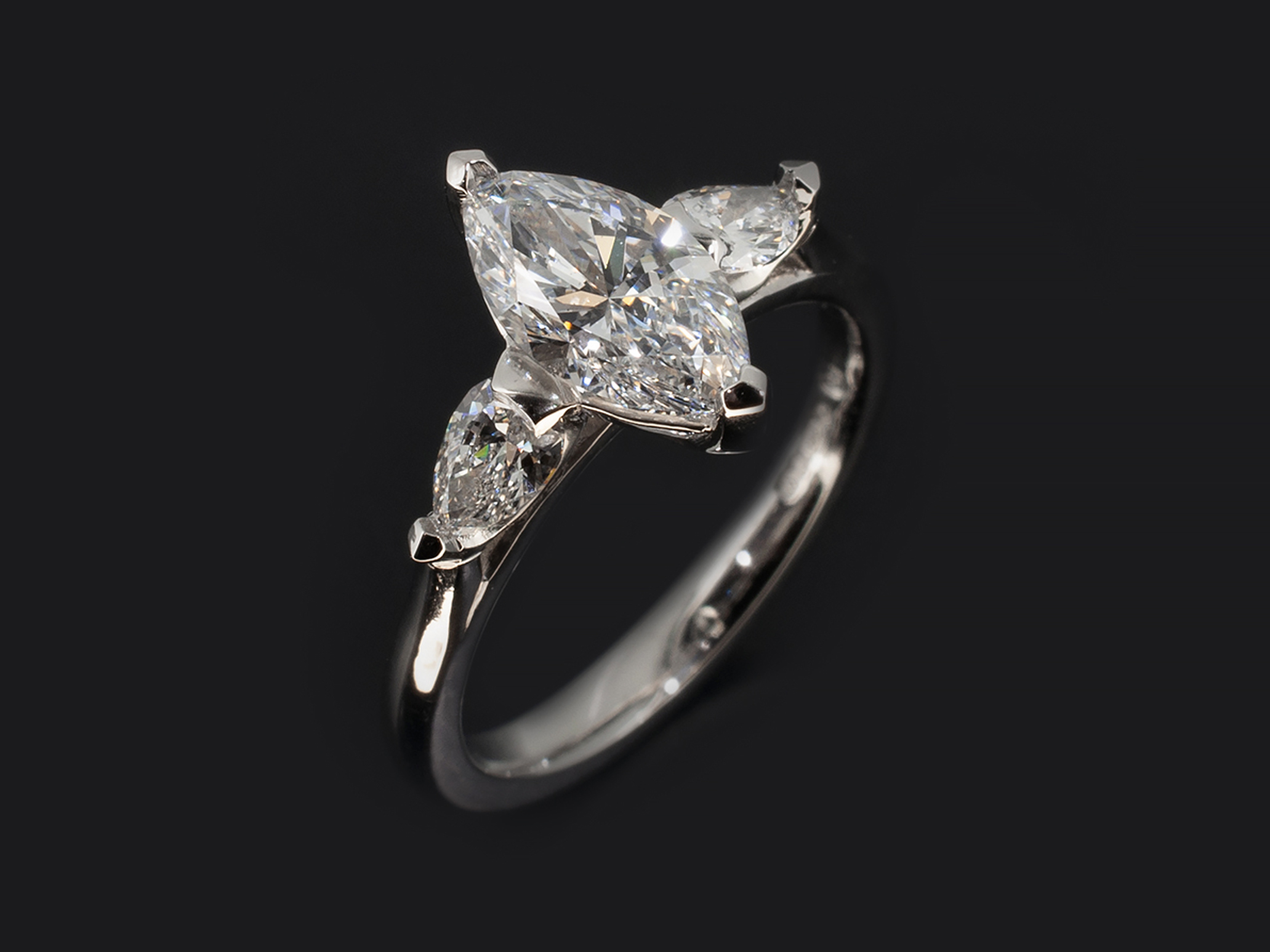 Blair and Sheridan bespoke diamond engagement ring