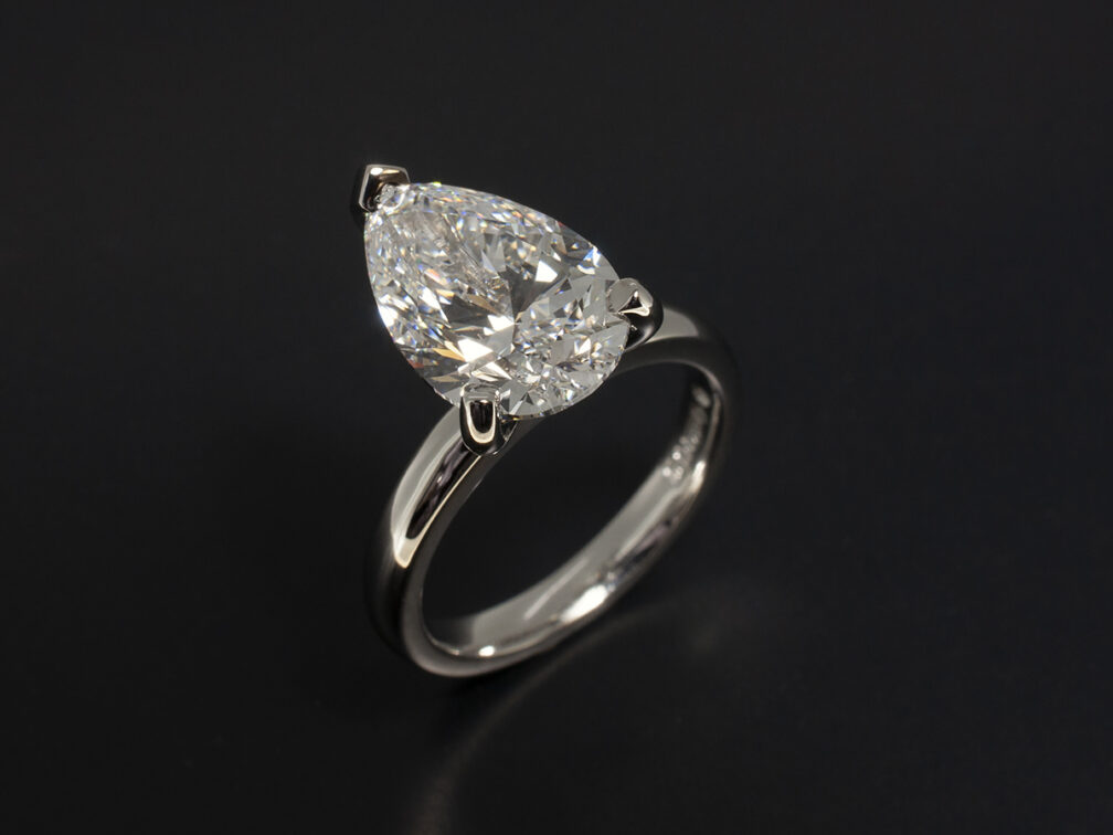 Bespoke diamond engagement rings by Blair and Sheridan, Glasgow
