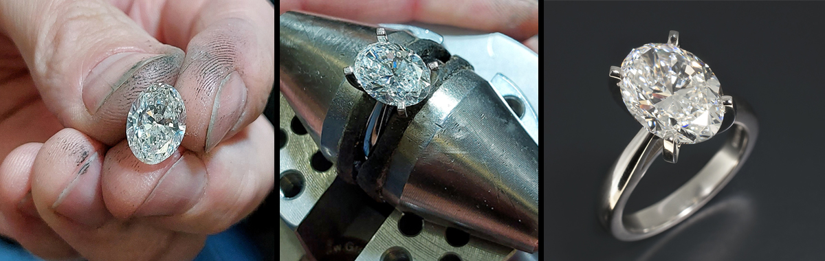 Bespoke engagement ring design by Blair and Sheridan Diamonds Design Workshop, Glasgow