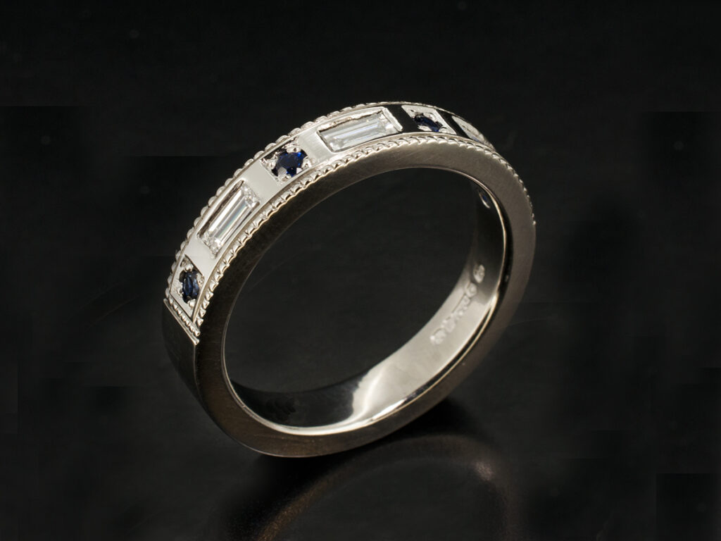 Eternity and dress rings handmade by Blair and Sheridan in Glasgow