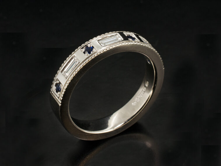 Eternity and dress rings handmade by Blair and Sheridan in Glasgow