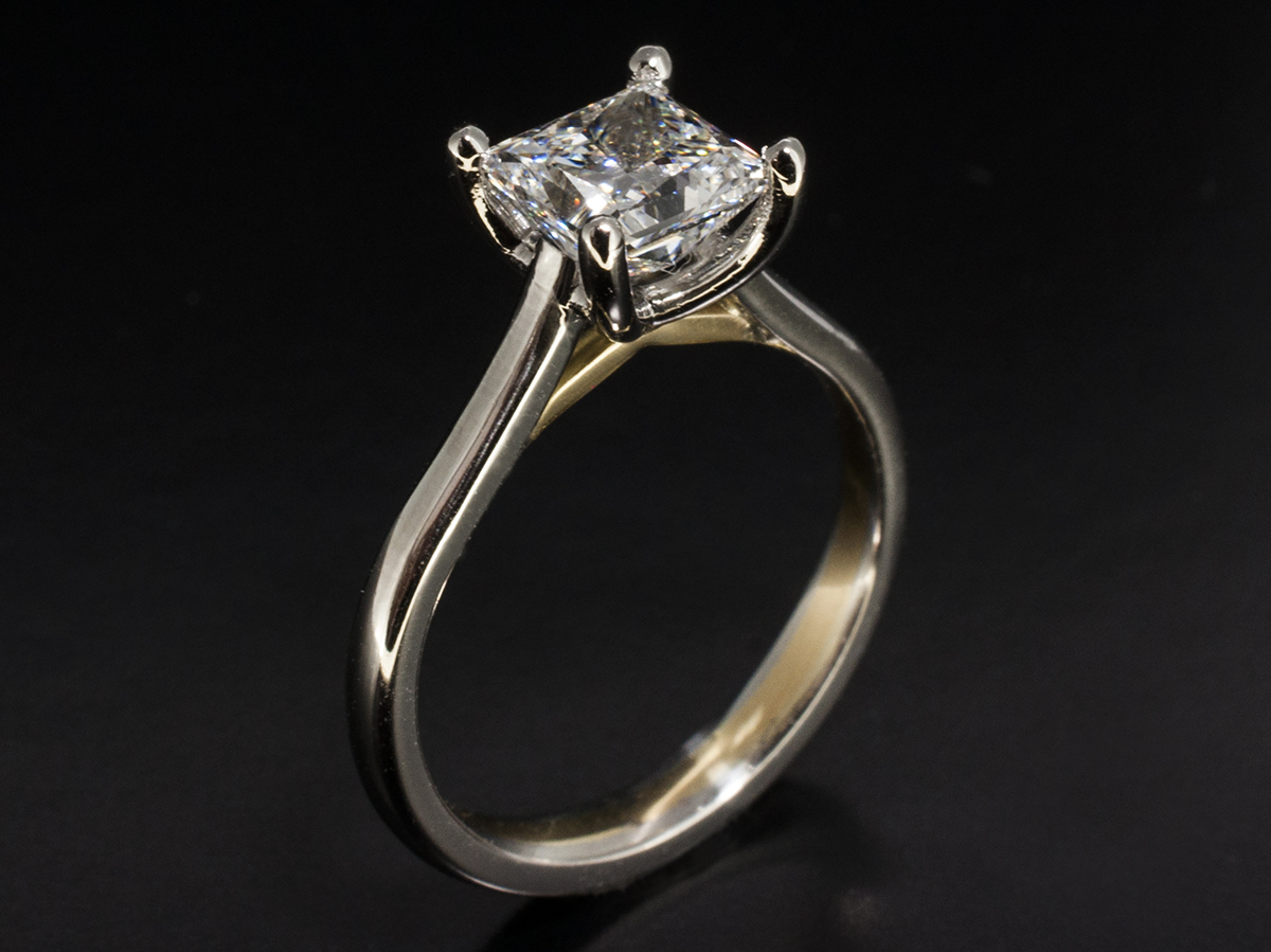 Platinum Diamond Ring for Women JL PT LR 34 – Jewelove.US