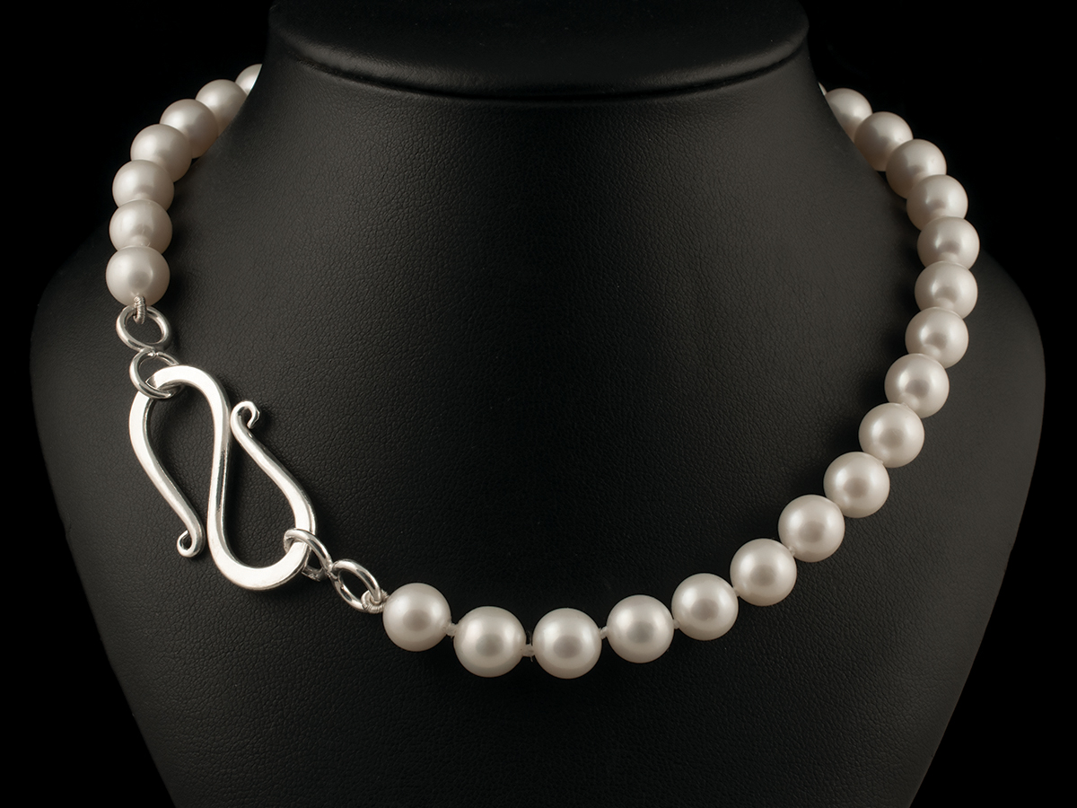 Buy White Pearl And Chain Long Wrap Around Necklace from Next Spain