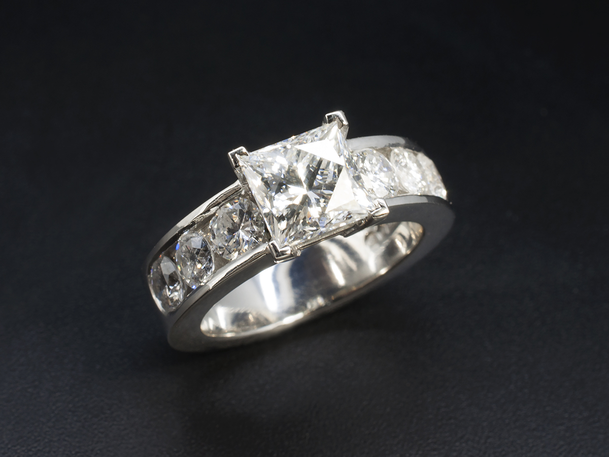 Engagement Rings Platinum Band | Platinum Diamond Ring Cost |