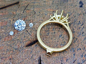 Bespoke diamond ring design process