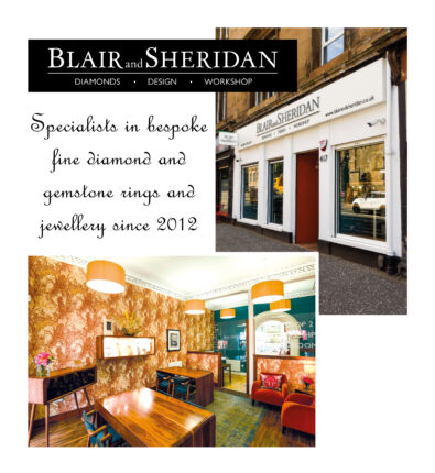 Blair and Sheridan bespoke jewellery studio