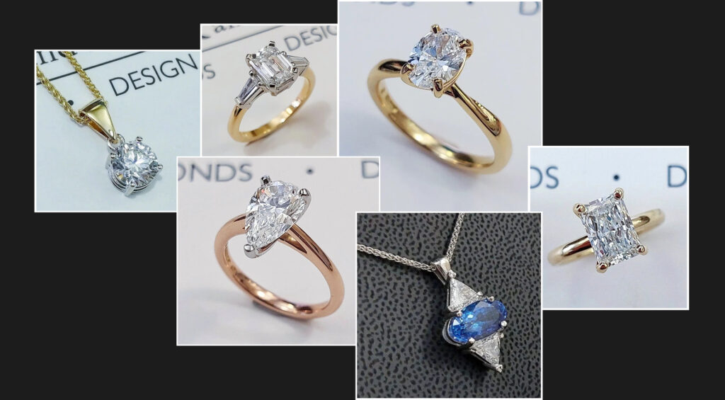 Blair and Sheridan bespoke diamond design rings and jewellery