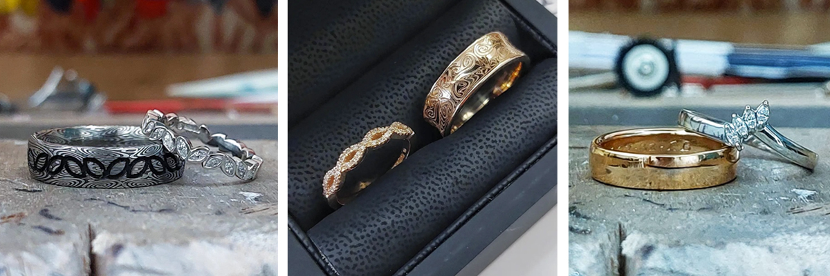 Bespoke wedding rings by Blair and Sheridan
